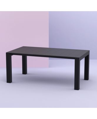 Siesta - Vegas An extendable rectangular Table 180/220, for indoor & outdoor, Black