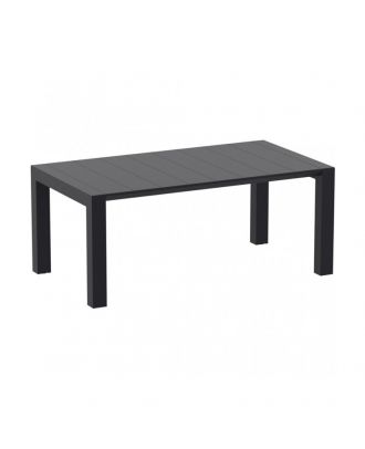 Siesta - Vegas An extendable rectangular Table 180/220, for indoor & outdoor, Black