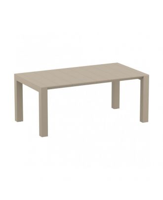 Siesta - Vegas An extendable rectangular Table 180/220, for indoor & outdoor, Beige
