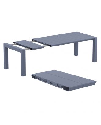 Siesta - Vegas An extendable rectangular Table 180/220, for indoor & outdoor, Grey