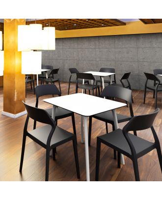 Siesta - SNOW indoor and outdoor chair, Black