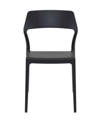 Siesta - SNOW indoor and outdoor chair, Black