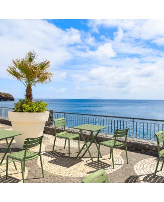 Siesta - Helen stacking Chair For indoor and outdoor use, Olive Green