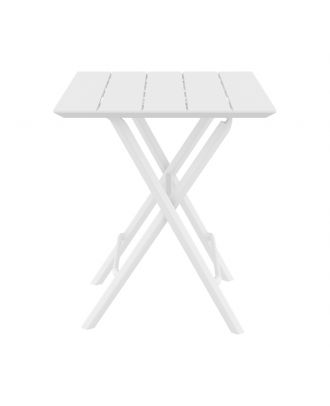 Siesta - Helen Folding Table 60cm, square, For indoor and outdoor use, White