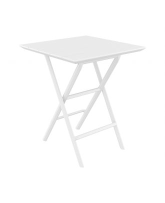 Siesta - Helen Folding Table 60cm, square, For indoor and outdoor use, White