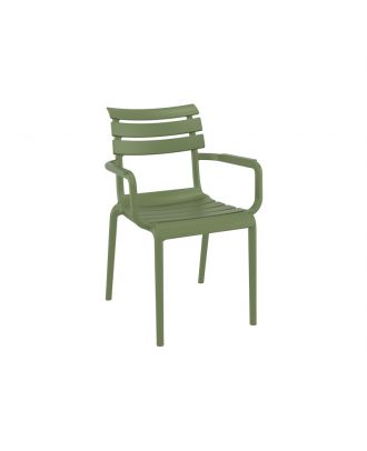 Siesta Exclusive - Paris Armchair, For indoor and outdoor use, Olive Green