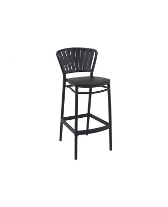 Siesta - Portofino barStool for indoor and outdoor use Black