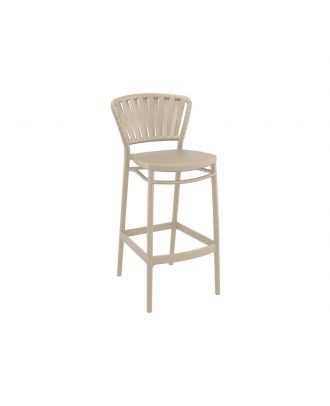 Siesta - Portofino barStool for indoor and outdoor use Taupe