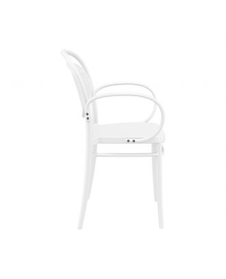 Siesta - Marcel XL stacking armchair for indoor and outdoor, White