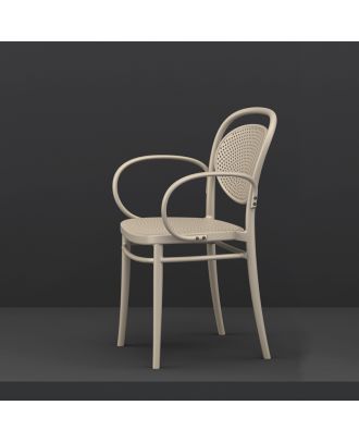 Siesta - Marcel XL stacking armchair for indoor and outdoor, Taupe