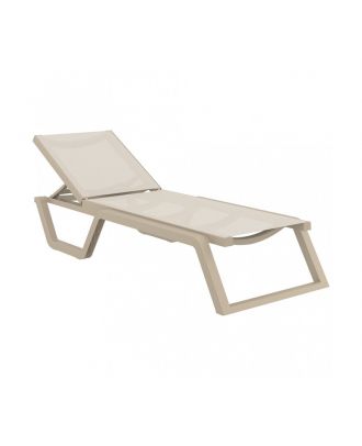 Siesta - Rio Stackable sunlounger, Taupe