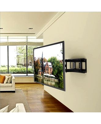 X-Large Heavy-Duty Full Motion Curved & Flat Panel Tv Wall Mount For Most 60"-100" Tvs