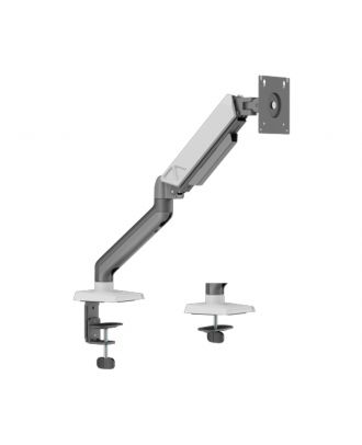 Single Screen Rugged Mechanical Spring Monitor Arm for Desk Mounting 17"-32"