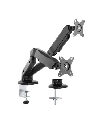 Economy Dual-Screen Spring-Assisted Monitor Arm For most 17"-32" Monitors