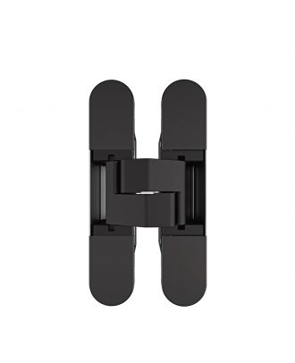 Concealed hinge for internal doors, 40kg x 2 hinges, 180°opening, matt black