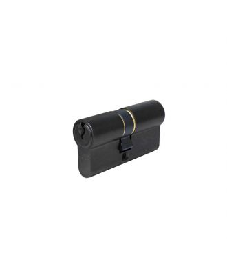 AGB Euro Profile Cylinder 70mm 35-35, 5 Pin, 3 profiled keys, Matte Black