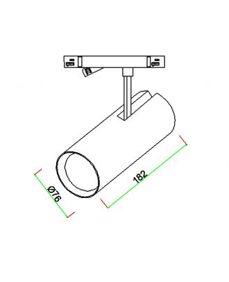 Leaves LNT, COB LED Track SpotLight - 24W