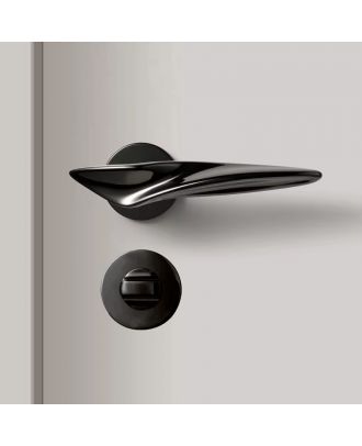 WELDER Modern bathroom door handle Polished Famie