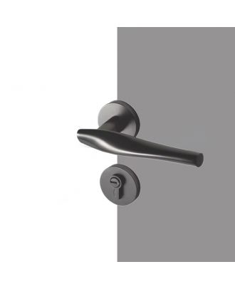 WELDER Modern Luxury interior door handle Gun Black Brushed