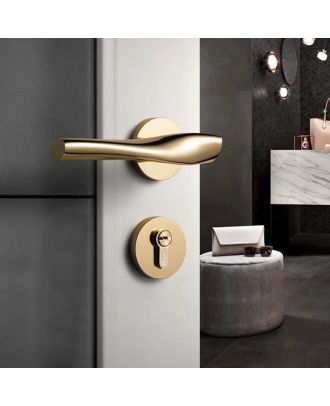 WELDER Modern Luxury interior door handle Gold
