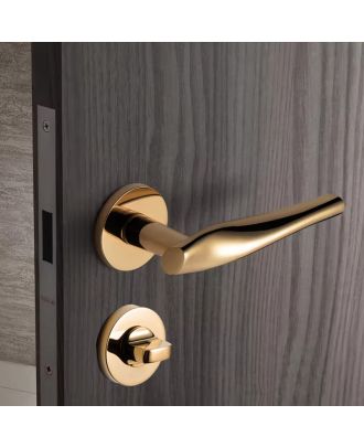 WELDER Modern Luxury bathroom door handle Gold