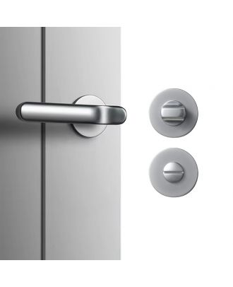 WELDER - simple TOUCH bathroom door handle Matte Chrome