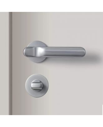 WELDER - simple TOUCH bathroom door handle Matte Chrome
