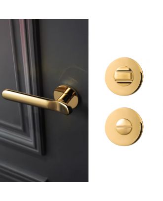 WELDER - simple TOUCH bathroom door handle Gold