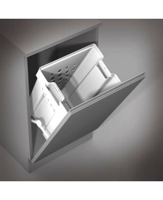 Laundry collector for cabinets with flip-down door 50L