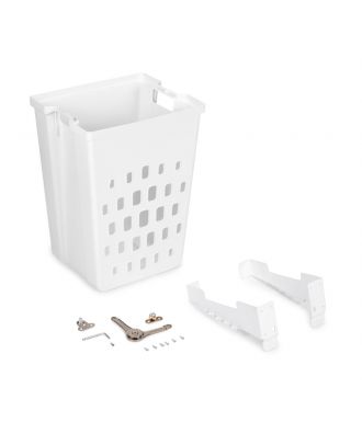 Laundry collector for cabinets with flip-down door 50L