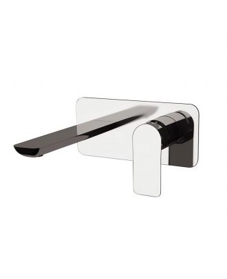 REMER - Infinity Built-in basin single-lever mixer with horizontal wall flange in chrome plated brass