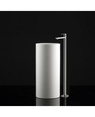 REMER - Infinity Floor mounting single-lever mixer, Chrome plating