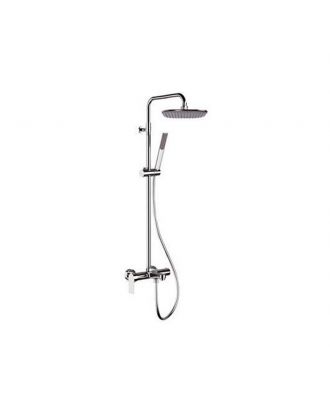 REMER - Infinity Bathtub/Shower mixer with Telescopic column, Chrome plating