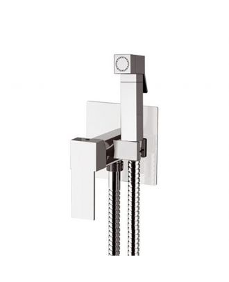 REMER - Qubika Built-in shut-off mixer set, Chrome plating