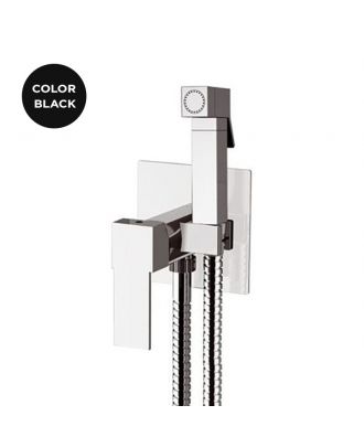 REMER - Qubika Built-in shut-off mixer set, matt black