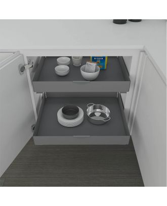 Drawer Extractable Basket With Spacers 45 Cm