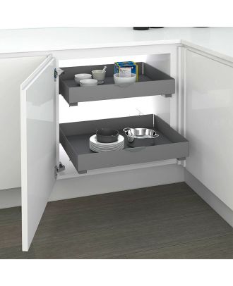 Drawer Extractable Basket With Spacers 60 Cm