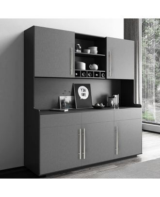 Hollow stainless steel Handle 30 cm Brushed Nickel