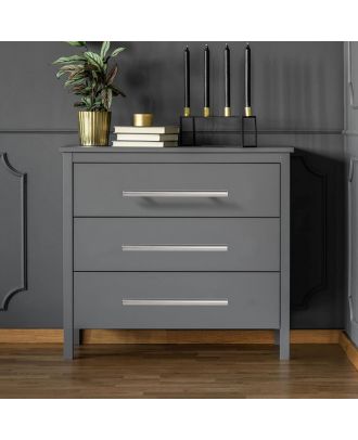 Hollow stainless steel Handle 40 cm Brushed Nickel