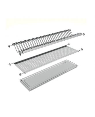 Lavenox built-in stainless steel dish drainer 100 cm for kitchen unit
