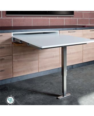 T-ABLE - Pull-Out table 90cm single telescopic with folding leg