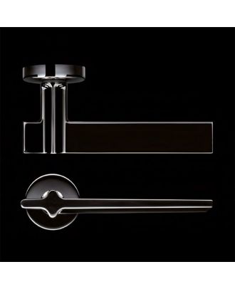 Bathroom Door Handle, Black
