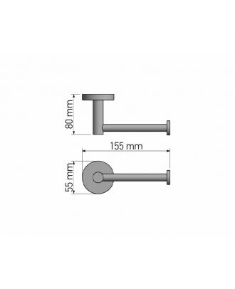 Toilet Roll Holder, Chrome