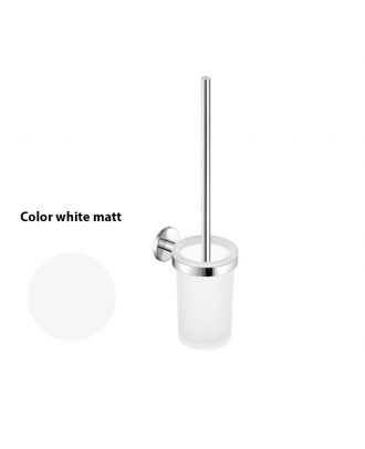 SANCO - Ergon wall mounted toilet brush holder, White Matt