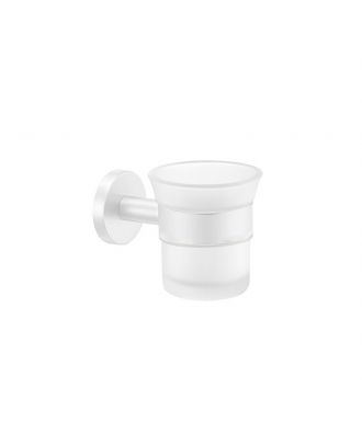SANCO - Ergon wall mounted toothbrush holder, White Matt