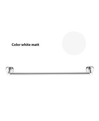 SANCO - Ergon wall mounted single towel rail 60cm, White Matt