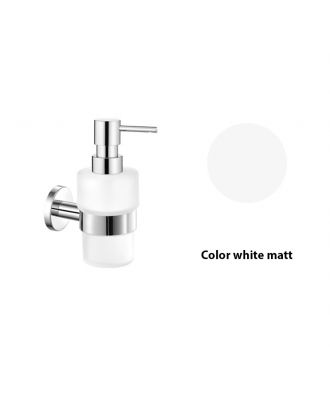 SANCO - Ergon wall mounted soap dispenser, White Matt