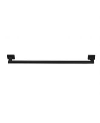 Single Towel Rail 60cm, Black Mat
