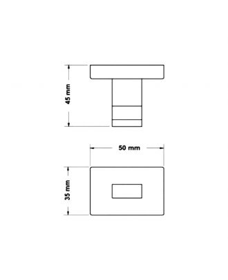 Single Robe Hook, Black Mat