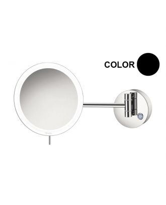 Wall Mounted Led Magnifying Mirror X4-Black